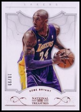 2012-13 Playoff National Treasures 1 Kobe Bryant
